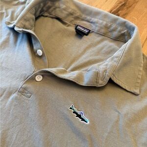 Patagonia Men's Olive Polo Shirt